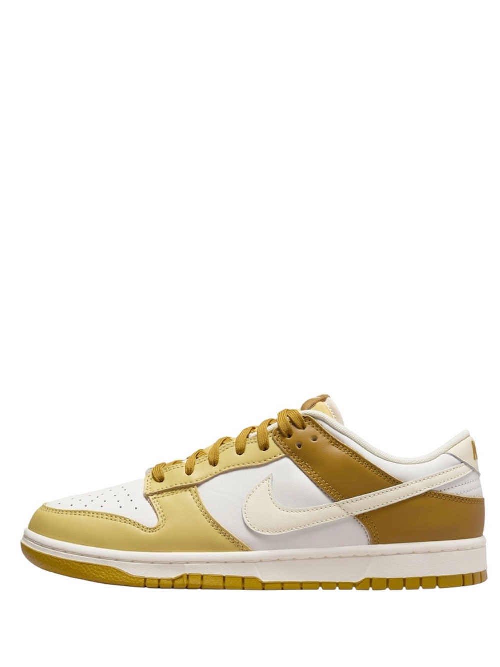 Nike Men’s Low-Top Sneakers in White and Mustard